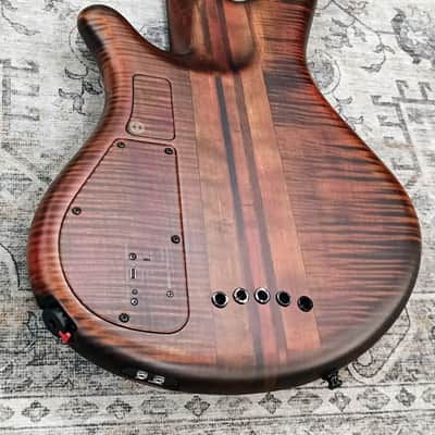 Mayones Patriot MR 5 Fretless - antique brown image 12