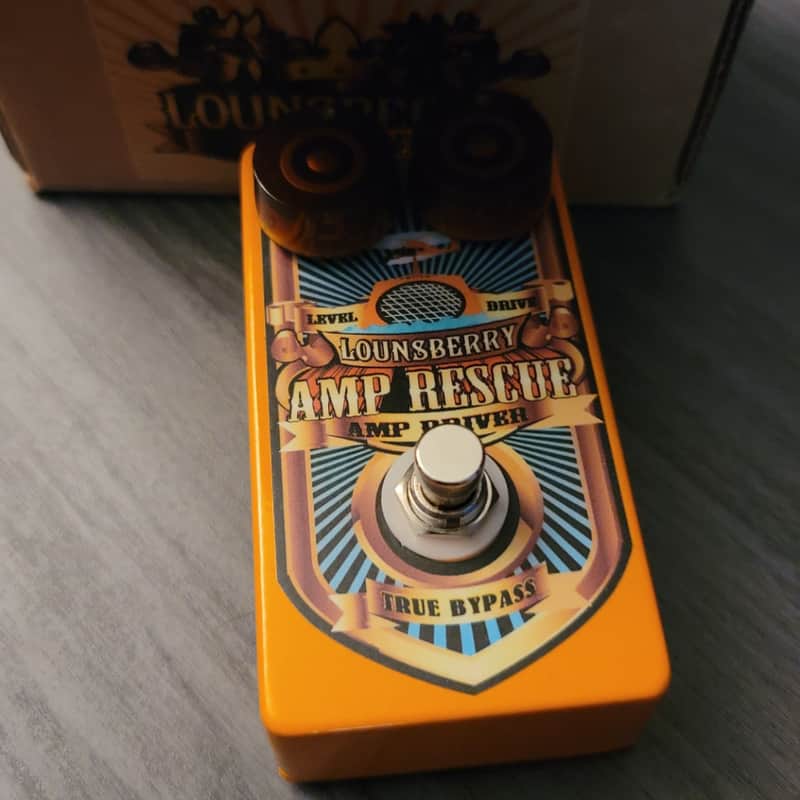 NEW Lounsberry Amp Rescue ARO-1 Pre-Amp Pedal!  2020's Orange image 1