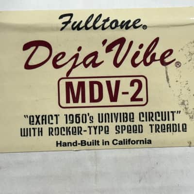 Fulltone Mini Deja Vibe MDV-2 White image 11