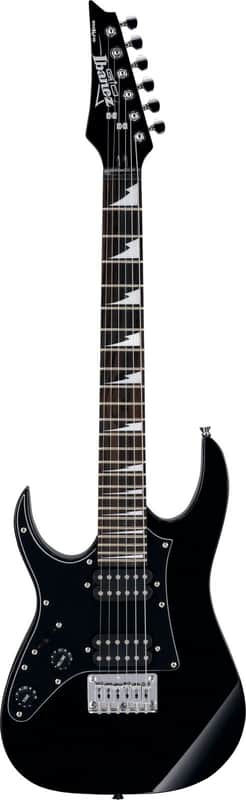 Ibanez GRGM21-BKN-L Left-Handed Mikro Series Electric Guitar in Black Night image 1