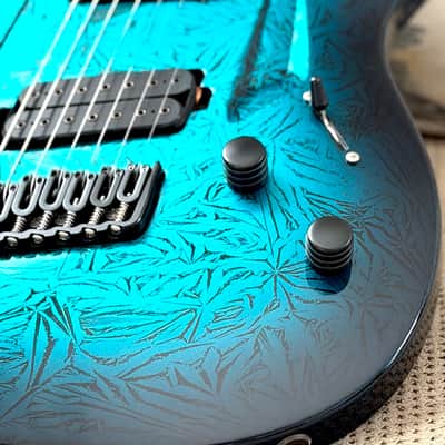 Aristides 070s - Dark Teal Crystalized Burst Custom image 7
