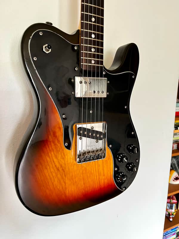 1977 Fender Telecaster Custom Sunburst with Rosewood Fretboard image 1