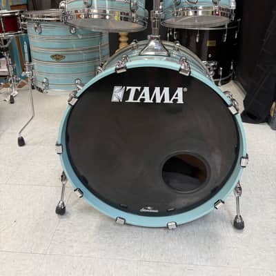 Tama Starclassic Arctic Blue Oyster 4pc Drum Set image 2