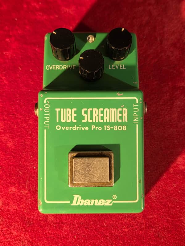 Vintage 1980 Ibanez TS808 Tube Screamer w/ Texas Instrument RC4558P Chip image 1