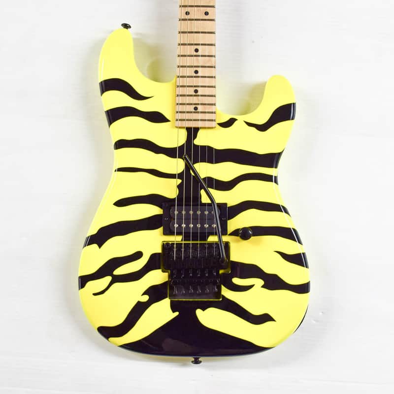 ESP LTD GL-200MT George Lynch Signature - Yellow with Tiger Graphic image 1