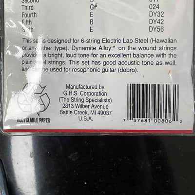 GHS Hawaiian Lap Steel • Set Lap E| NEW SEALED image 2