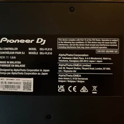 Pioneer DDJ-FLX10 4-Channel DJ Controller 2024 Black image 9