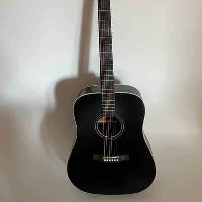Austin |AA25DSBK | Dreadnought Acoustic | 6 String | Black Finish | Righthand | Dreadnought | Acoustic image 2