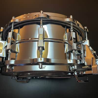 SONOR Signature HLD 582 snare drum 14x6,5 Ferro-manganese shell image 12