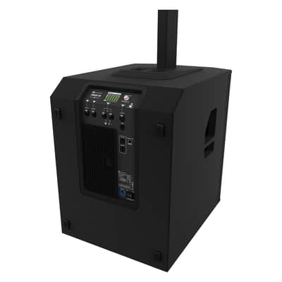 2x EV Electro-Voice EVOLVE 90 Powered Column Speaker Array 18" Sub Pair (Black) image 9