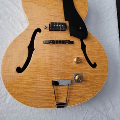 Vega Electrovox Blonde Archtop Tenor Guitar, Model TR1. circa 1930's - 1940's, serial #5208 image 4