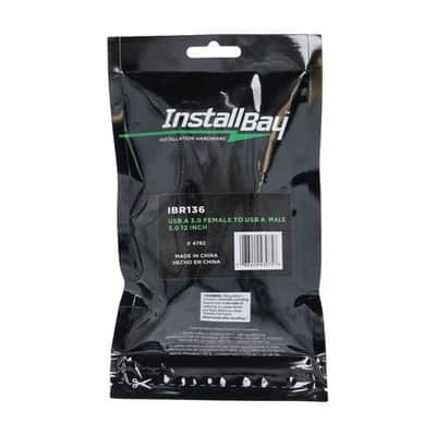 Install Bay IBR136 USB A 3.0 Female To USB A Male 3.0 1 Ft. image 3