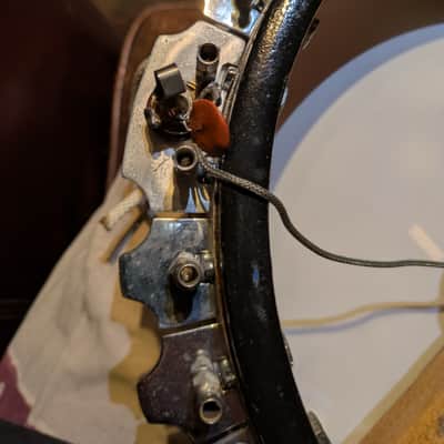 Vega little wonder tenor jazz banjo 1928. with resonator and OHSC image 8