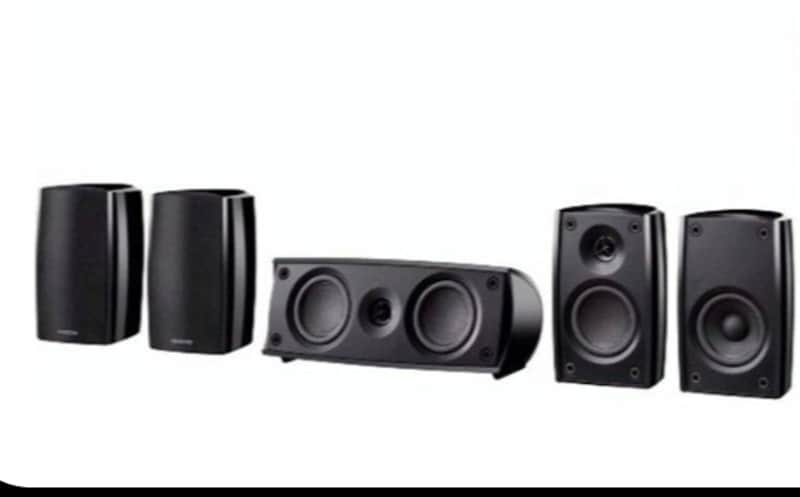 Onkyo Onkyo SKS-HT690 50 .Surround Sound Home Theater System 90s - Black image 1
