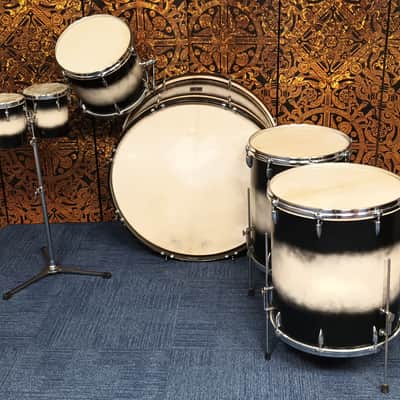 Vintage Ajax Large Shell Pack – 28″, 16″,14″,12″ & Bongos image 12