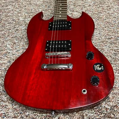 Epiphone SG Transparent Red image 4