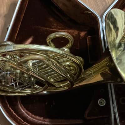 1960s F.E. Olds & Son O-99 Professional F/B♭ Geyer double horn image 3