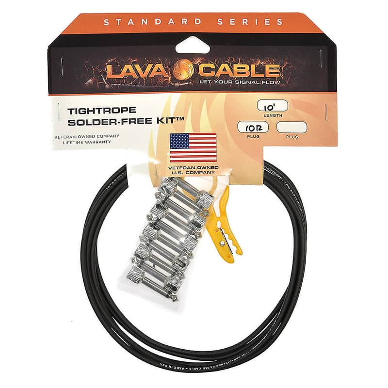 Lava TightRope Solder-Free Pedal Board Kit image 1