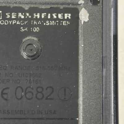 Sennheiser SK 100 G1 Bodypack Transmitter for EW 100 (518-550 MHz) image 8