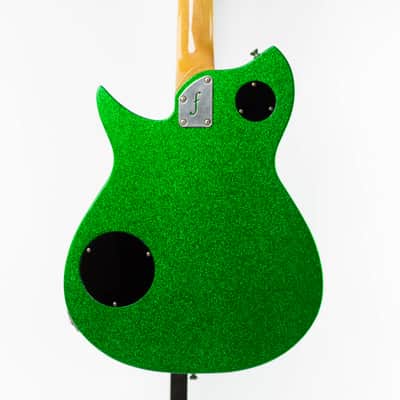 Fano Alt De Facto RB6 Thinline 2023 Candy Green Sparkle Light Distress image 7