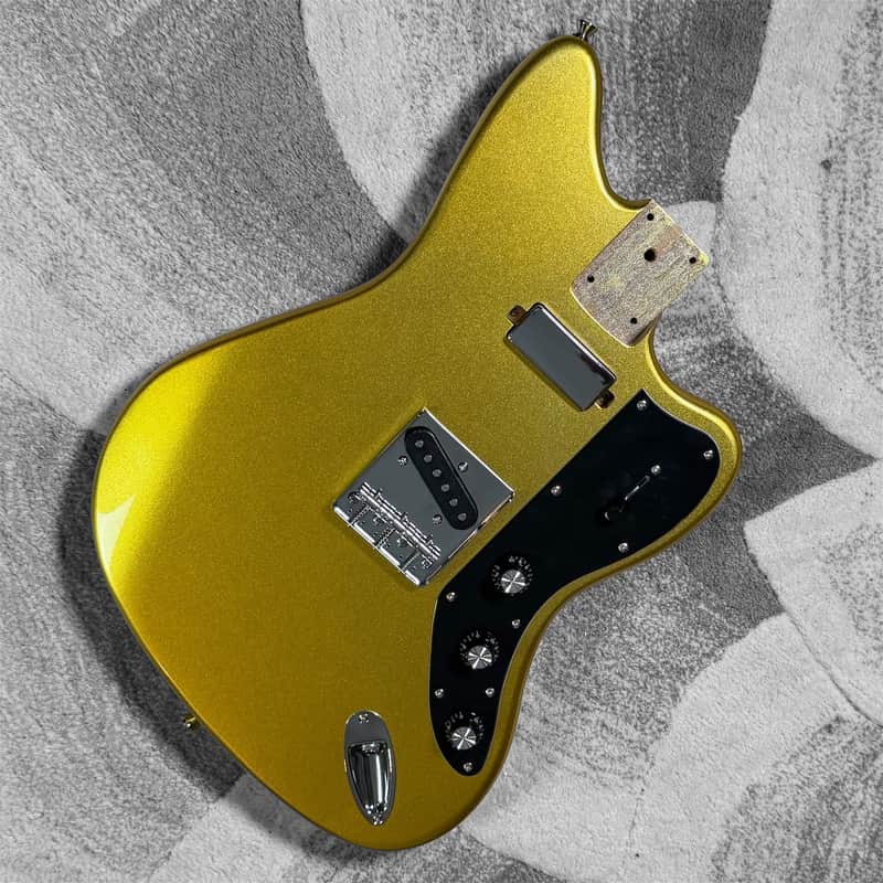 Tone Bakery Jazzbird T Mahogany Jazzmaster Body - Metallic Gold image 1