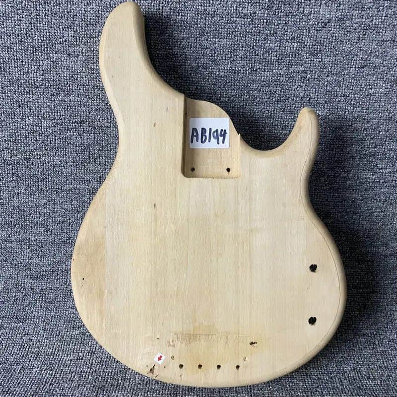 Solid Basswood 4 String StingRay Style Bass Body image 1