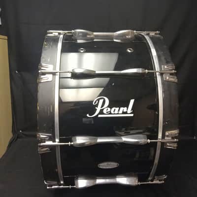 Pearl Championship Maple Series 26" Marching Bass Drum serial 606844 - Black image 2