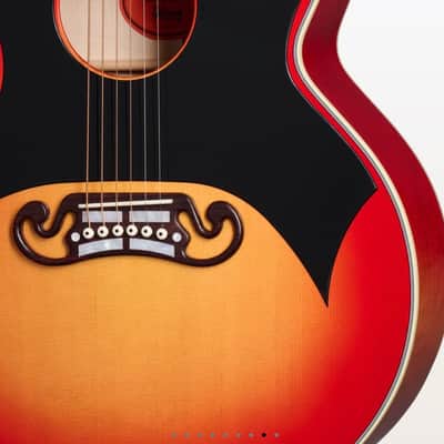 Gibson Custom Shop Johnny Cash Signature SJ-200 - Vintage Cherry Sunburst image 4
