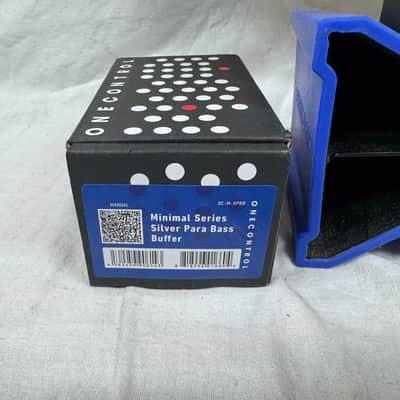 One Control Minimal Series Silver Para Bass Buffer Pedal with Box image 2