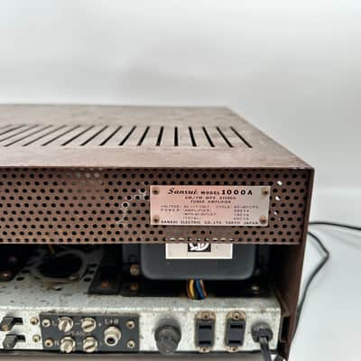 Vintage Sansui 1000A AM/FM Tube Receiver Amplifier image 10