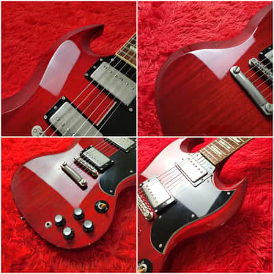 Greco SS-600 or SS-65 1990 SG Standard - Mint Collection - Cherry Red Finish - Original SCREAMIN Humbuckers - Fujigen Made - Made In Japan MIJ image 5