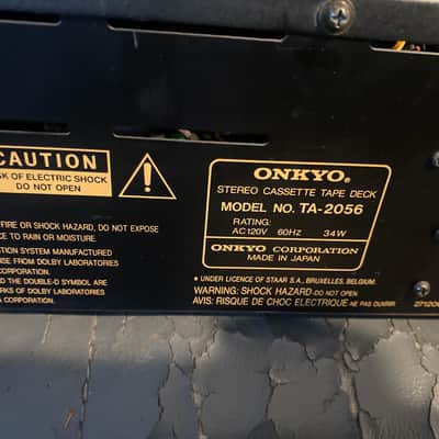 Onkyo integra stereo cassette deck Ta2056 image 5