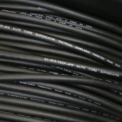 Super CAT5E 250 ft RJ45 Tactical Shielded Ethernet Reel Snake Cable- CS45 image 5