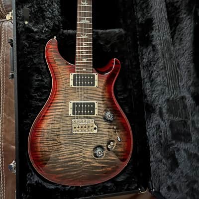 PRS Custom 24-08 ( 2018 ) - Charcoal Cherry Burst image 3