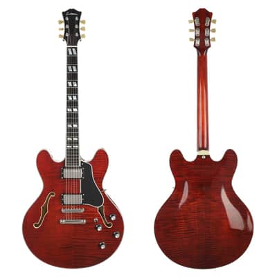 Eastman T486 Thinline Hollow Body Electric Guitar - Classic Finish image 1