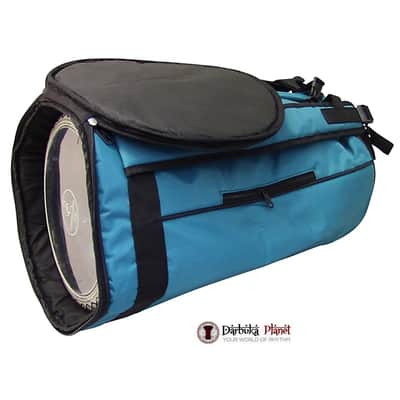 ZAZA - Professional Colorful Doumbek/Darbuka ClassicSize - Bag Carry Case - Premium Nylon Fabric Gig-bag - Turquoise image 18