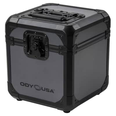 Odyssey K7060BLG KROM Series Record Case for 60 7" Vinyl Records (Black/Gray) image 1