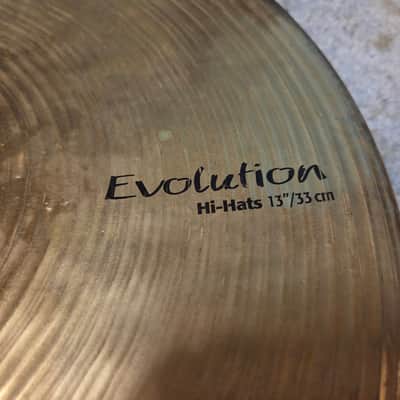 Sabian 13" HHX Evolution Hi-Hat Cymbals (Pair) 2002 - Present - Brilliant image 7