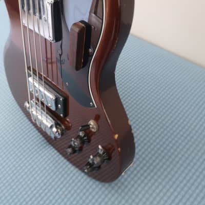 Vintage 1970s Columbus Ibanez Lawsuit EB-3 SG MIJ Electric Bass Guitar Hi Quality image 6