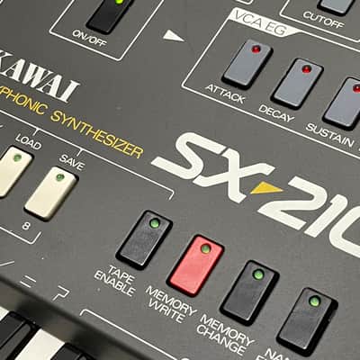 Kawai SX-210 61-Key Analog Synthesizer 1983 - Black / Wood image 2
