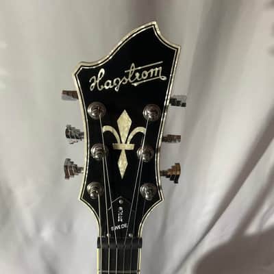 Hagstrom Super Swede Electric Guitar 2000s - grey sundurst image 2