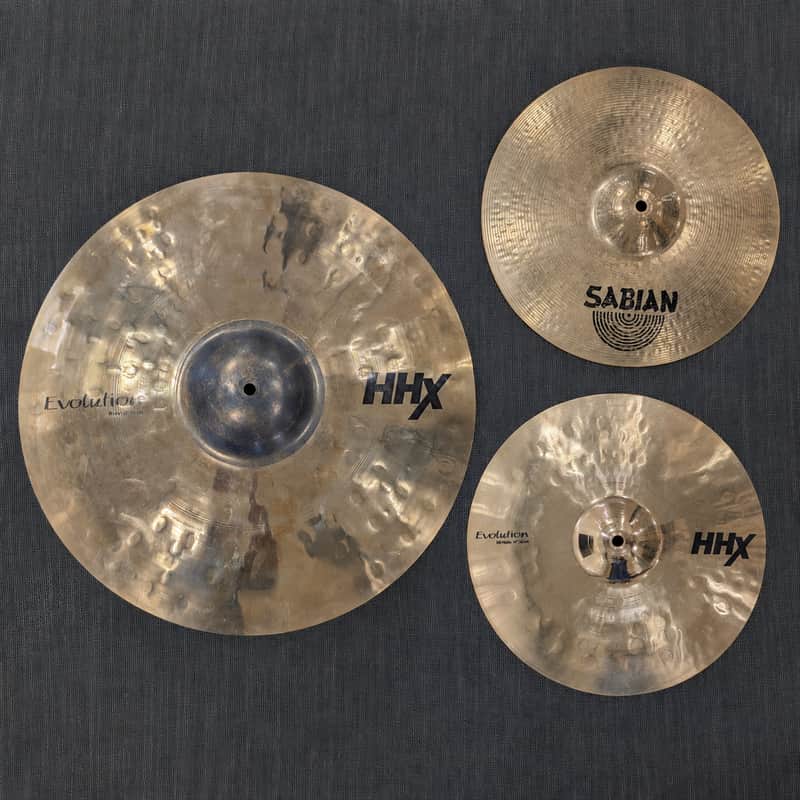Sabian HHX Evolution Cymbal Pack – 20” Evolution Ride + 14” Evolution Hi-Hats image 1
