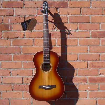 Seagull  Entorage  Rustic Burst Grand parlor guitar image 1