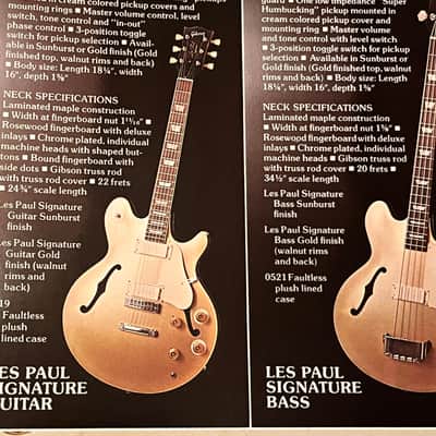Gibson Damaged Dealer catalog colored cover version 1975 image 11