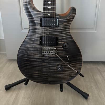 PRS Custom 24 Wood Library 2021 - Charcoal Satin Torrefied Maple Neck Brazilian Rosewood Fretboard image 3