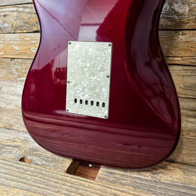2008 Fender Standard Stratocaster MIM HSS - Midnight Wine image 11