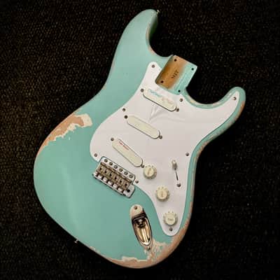 MJT Loaded Body Stratocaster 2020s - Surf Green image 2
