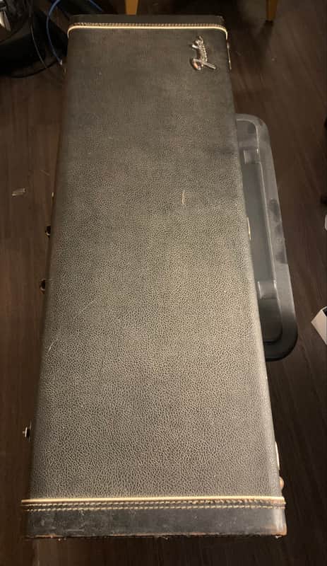Fender Strat/ Tele case 1966 - Black image 1