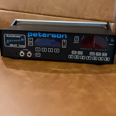 Peterson AutoStrobe Stretch 490-ST Tuner w/Original Carrying Case image 1