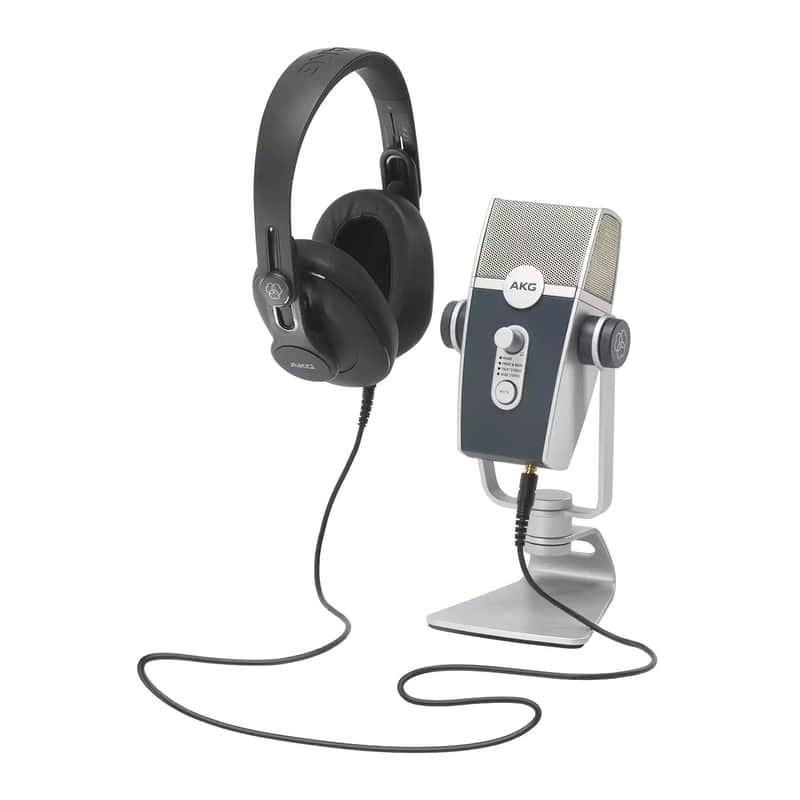Mint AKG Podcaster Essentials Toolkit w/ Lyra USB Microphone & K371 Headphones image 1